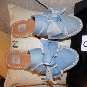 Dolce Vita Denim Full Toe Slide Sz 8